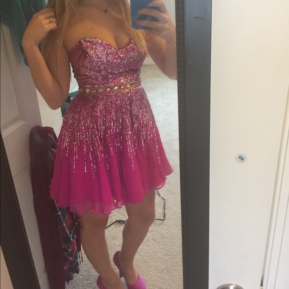 Sherri Hill short sequin dress - Picture 1 of 2
